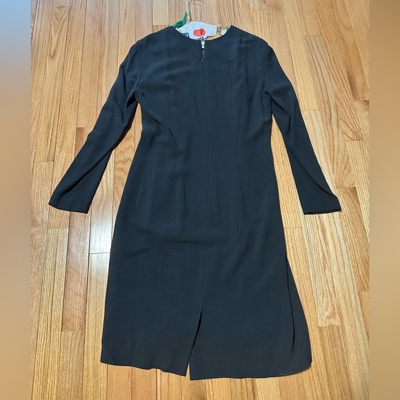 ANNE Klein Collection Black Long Sleeve Dress Size 12 - Picture 6 of 7